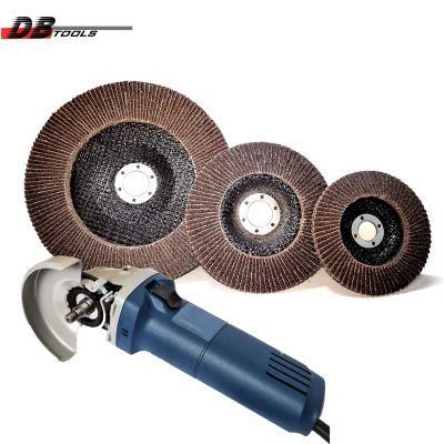 4&quot; 100mm Emery Sanding Disc Grinding Wheel Flap Disc Calcined a/O for Derusting Welding Line Joint