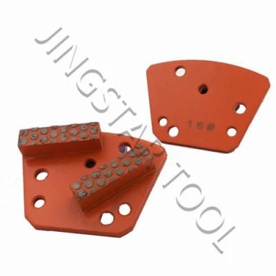 Blastrac Trapezoidal Diamond Grinding Block for Concrete and Terrazzo Floor