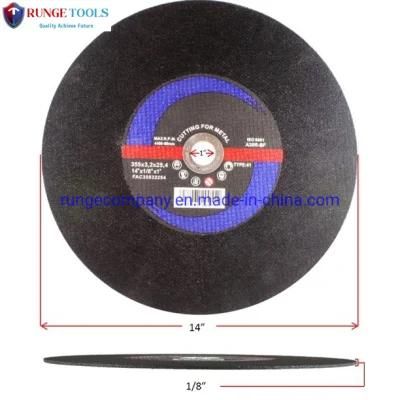 Longer Life Metal Stainless Steel 350mm Abrasive Cutting Disc for Various Famous Angle Grinder Welding Power Tools