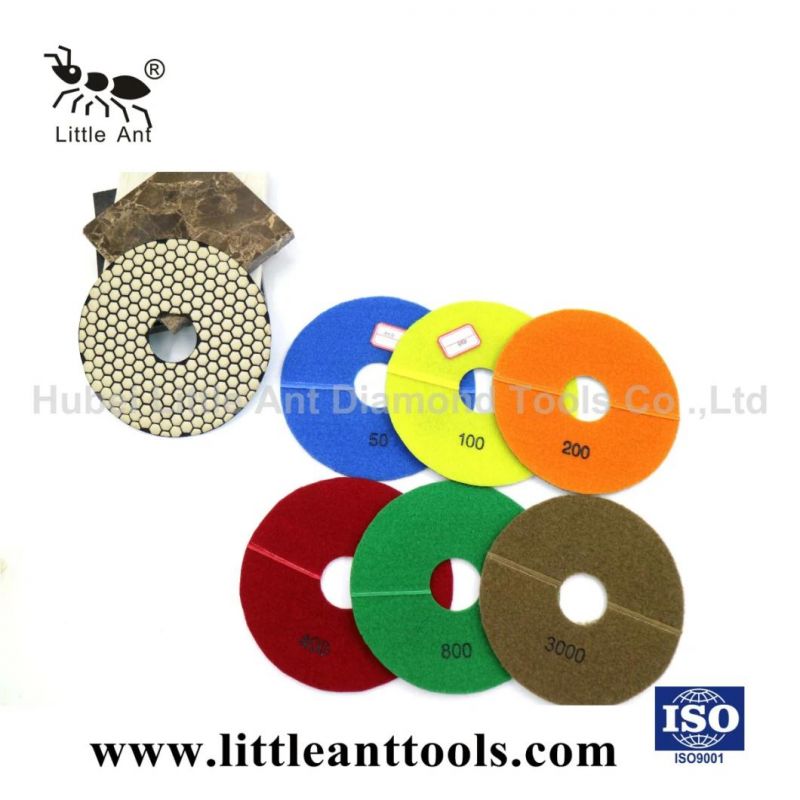 7" 180mm Granite Dry Pad Diamond Polishing Pad