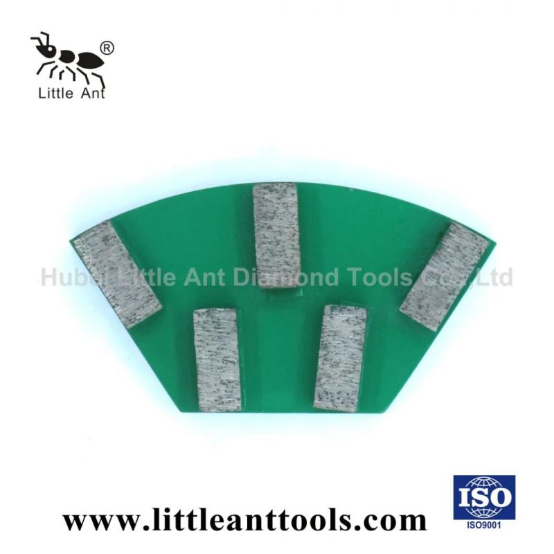 Five Segment Diamond Metal Grinding Plate for Concrete Little Ant Tools