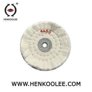 Cotton Cloth Bleached White Fine Buffing Polishing Wheel