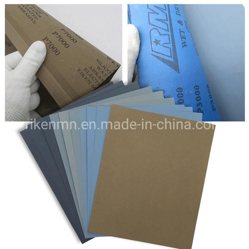 9*11′ ′ Waterproof Emery Paper Abrasive Paper for Construct and Paint