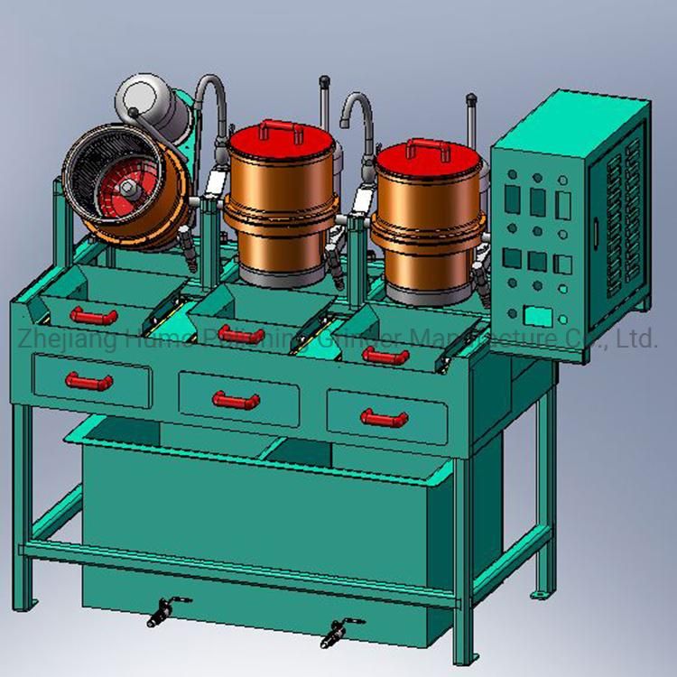 6L Wet and Dry Processing Centrifugal Finishing Machine