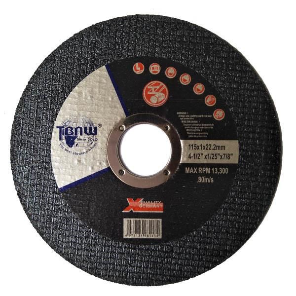 4.5inch Super Thin Abrasive Cutting Stainless Steels Flat T41 115mm