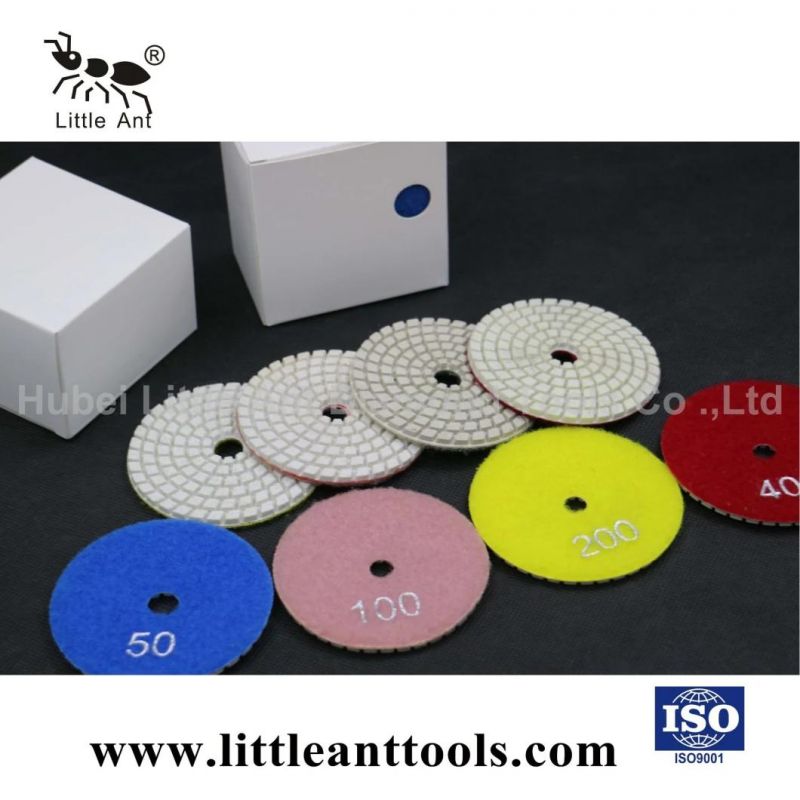 Diamond Tools Polish Pad White Premium Abrasive Wet Polishing Pad