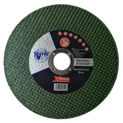 Factory Hardware 4 Inch105X1.0X22mm Abrasive Cutting Wheel Disc for Metal