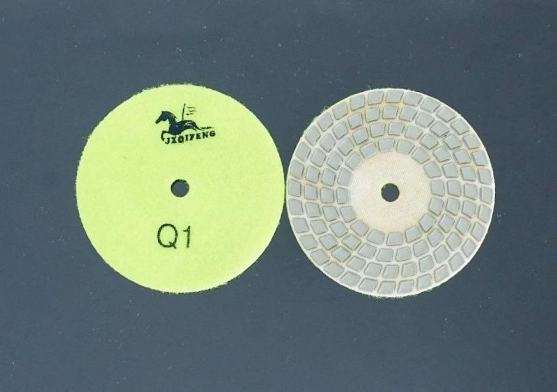 Qifeng Power Tool Four Steps Diamond Polishing Pads for Marble/ Granite