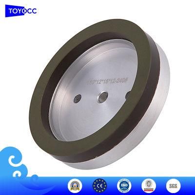 130X12X15X12 240# High-Speed Ring Shape Four Sides Edger Resin Wheel for Glass Edging\Polishing\Grinding Machine