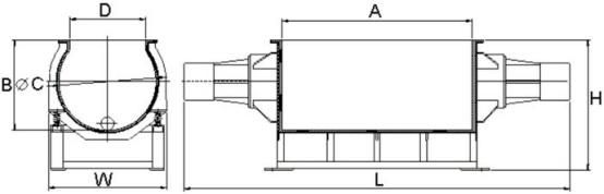 Aluminum Die Casting Parts Ball Burnishing Vibratory Finishing Machine