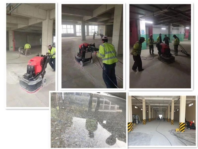 Self-Driven Walking Without Artificial Propulsion Concrete Floor Grinder for Polishing