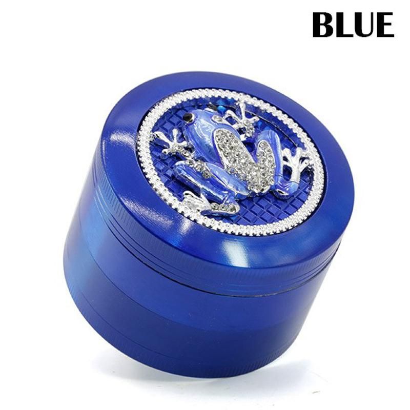 Custom 4 Parts Zinc Alloy Dry Herb Crusher 63mm Grinder