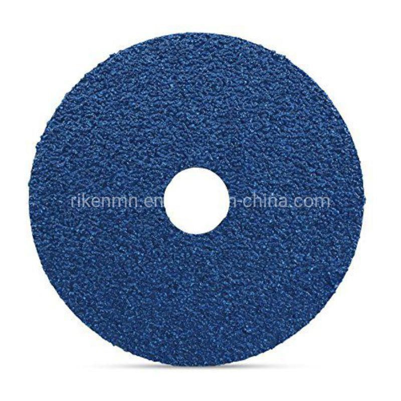 5"/7"/8" Blue Center Hole Sanding Disc Fiber Disc for Grinding