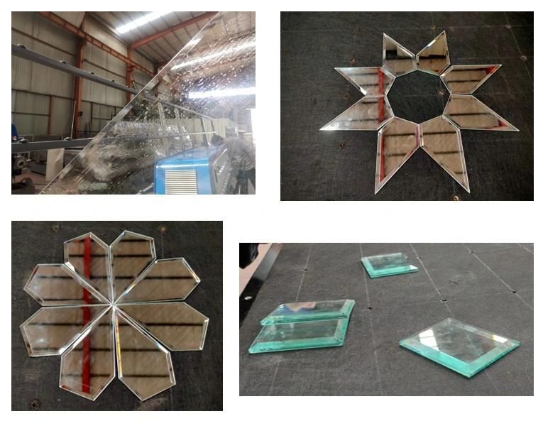 Furniture Decorative Glass Automation Mirror Horizontal Glass Polishing Beveling Machine Sale