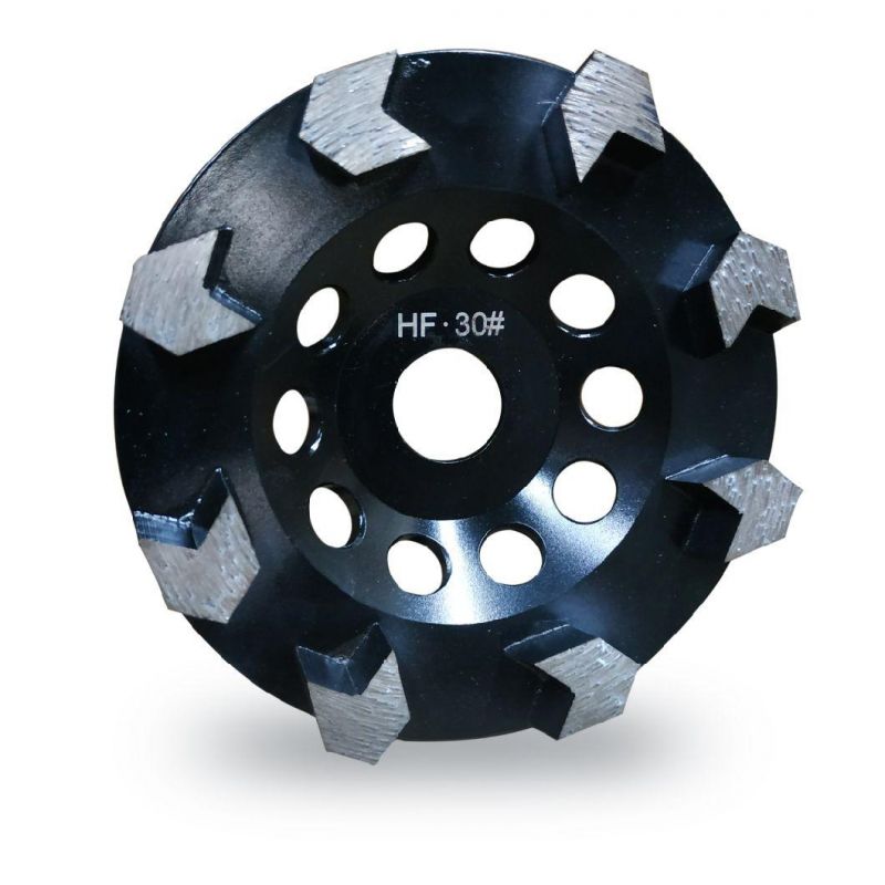 7" Concrete Turbo Diamond Grinding Cup Wheel for Angle Grinder