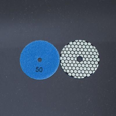 5&quot; 7 Steps Diamond Abrasive Resin Tool Dry Polishing Pads for Marble Granite