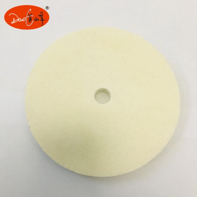 Daofeng 5.5inch Yellow Sponge Buff Pad Waxing Pad