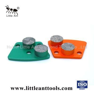 Diamond Polishing Pads for Concrete (Fan-shaped two teeth two round hole)