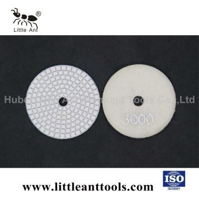 White Marble and Granite Wet Use Diamond Polishing Pad