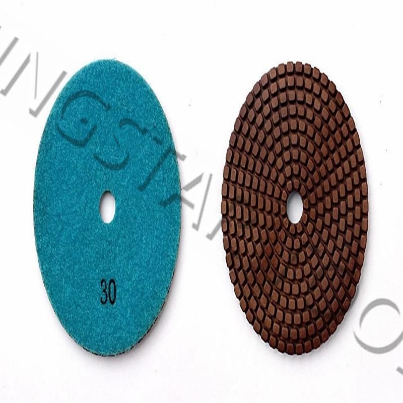 Wet Polishing Pad Diamond Resin Copper for Stone Marble Granite