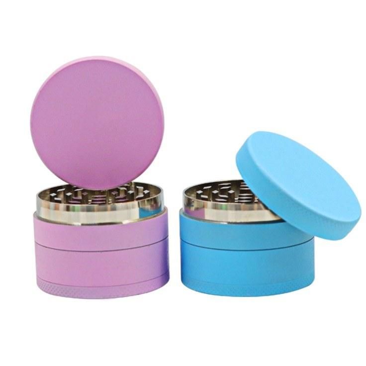 4 Layers Zinc Alloy Luminous Tabacco Grinder Fluorescence Herb Crusher