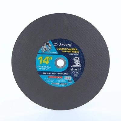 14inch Cut off Wheel Resin Bond Cutting Wheel for Metal