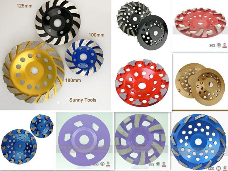 Single Segment Concrete Metal Diamond HTC Grinding Stone