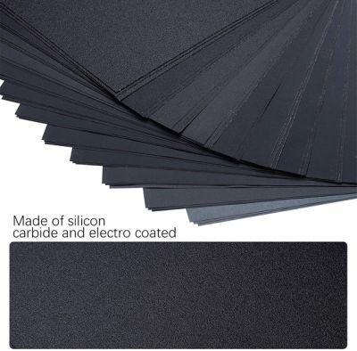 9 Inch by 11 Inch Sanding Sheets Grit 80/100/120/150/220 Sandpaper Gold Line Special Anti Clog Coating