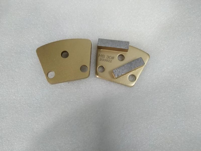2 Bar Segments Concrete Diamond Metal Polishing Pads Grinding Abrasive Disc Tools