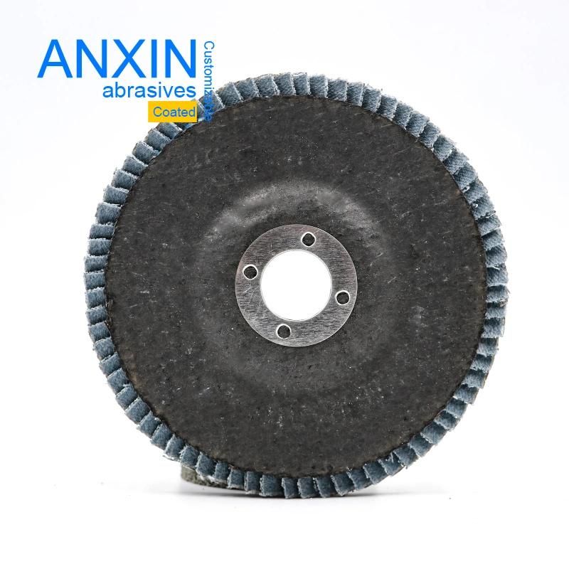 Ceramic Flap Disc with Whtie Coated for Soft Metal Grinding