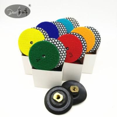 Daofeng 5inch 125mm Polishing Pads for Grinder (hexagon)