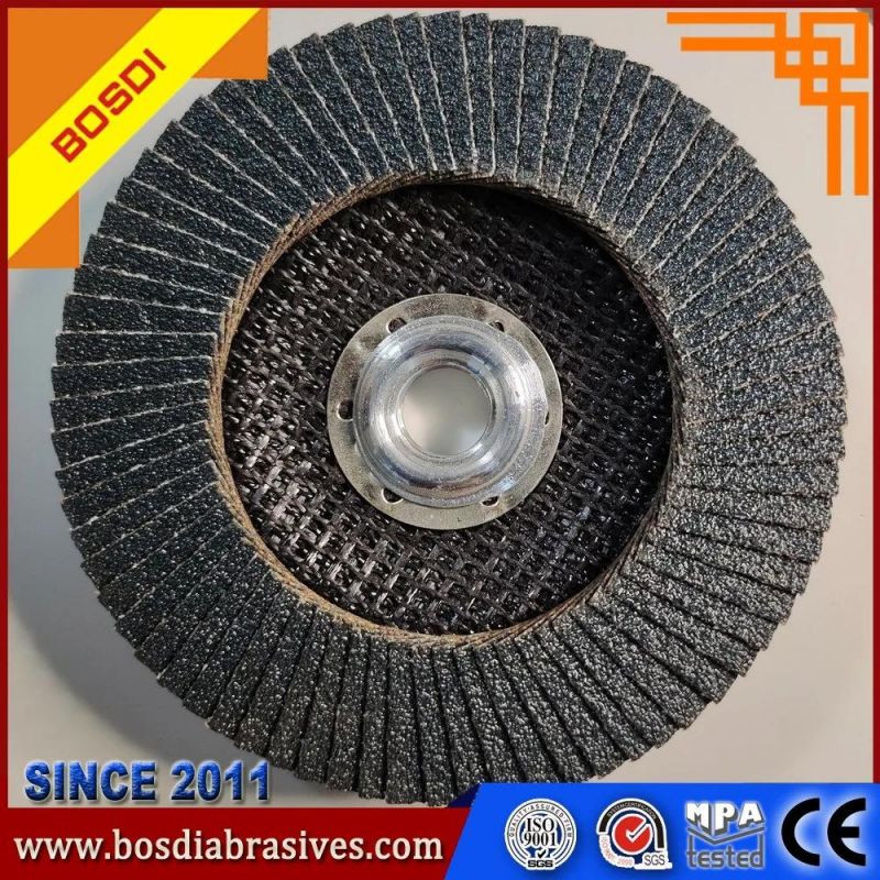 7" Vsm Cloth Zircounium Abrasive Flap Disc with Arbor Grinding for stainless Steel and Matel