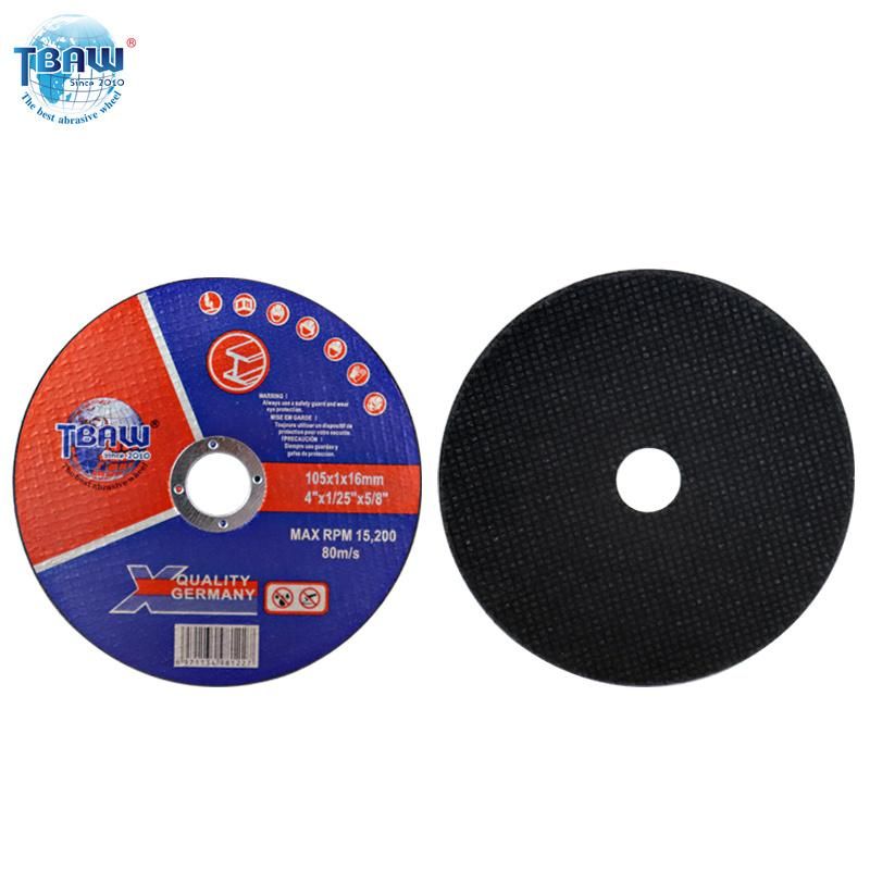 4 Inch 1mm Thickness China Cut Wheel, Grinding and Cutting Disc Cut for Angle Grinder