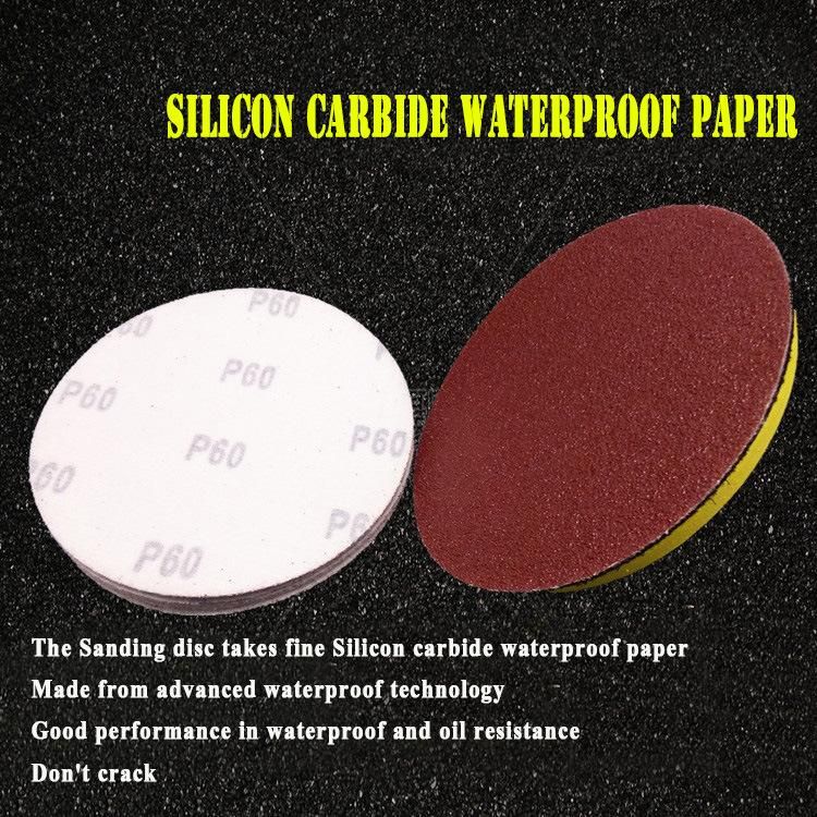 4.5 Inch Alumina Oxide Sandpaper Velcro Sanding Disc