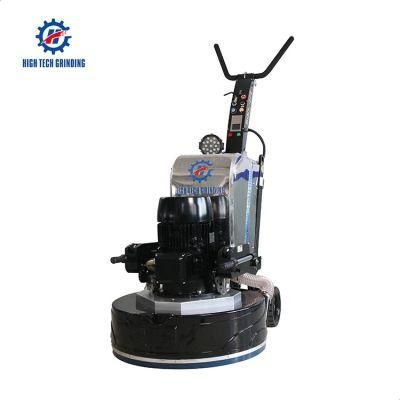 Automatic Walking Without Man Push 4 Head Variable Speed Concrete Grinder Polisher Machine