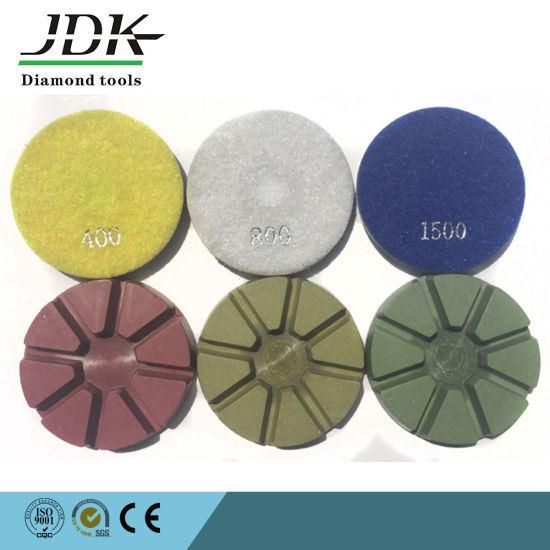 100mm Diamond Wet Floor Polishing Pads for Granite, Grit 50-3000