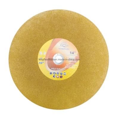 Chopsaw Cutting Wheels, 355X2.5X25.4mm, for Stainless Stee and General Steel, 1net, Yellow Color