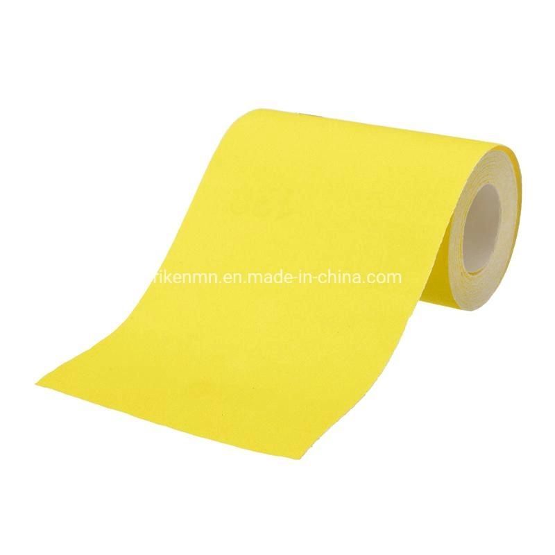 100mmx50m Sand Paper Yellow Abrasive Sanding Paper Sandpaper Roll