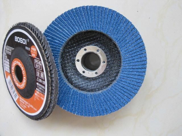 Sale Abrasive Flap Disk Red/Brown/Blue Aluminium Oxide/Zirconium Oxide for Metal Polishing CBN Wheel Flap Disc Abrasive Flap Wheel, Outstanding Flexibility