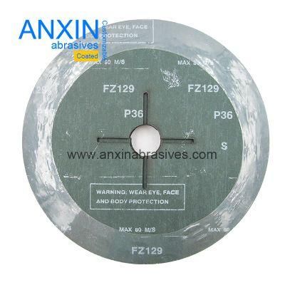 Zirconium Oxide Fiber Disc with Cross Hole