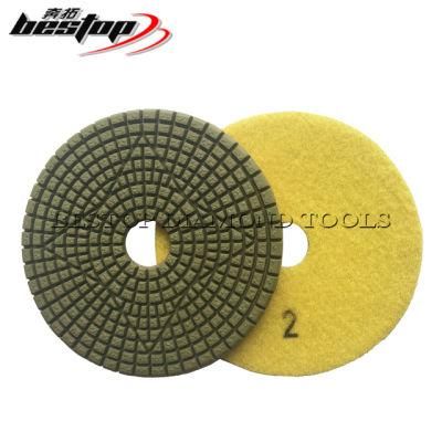 3 Step Granite Wet Abrasive Pad for Stone Polishing