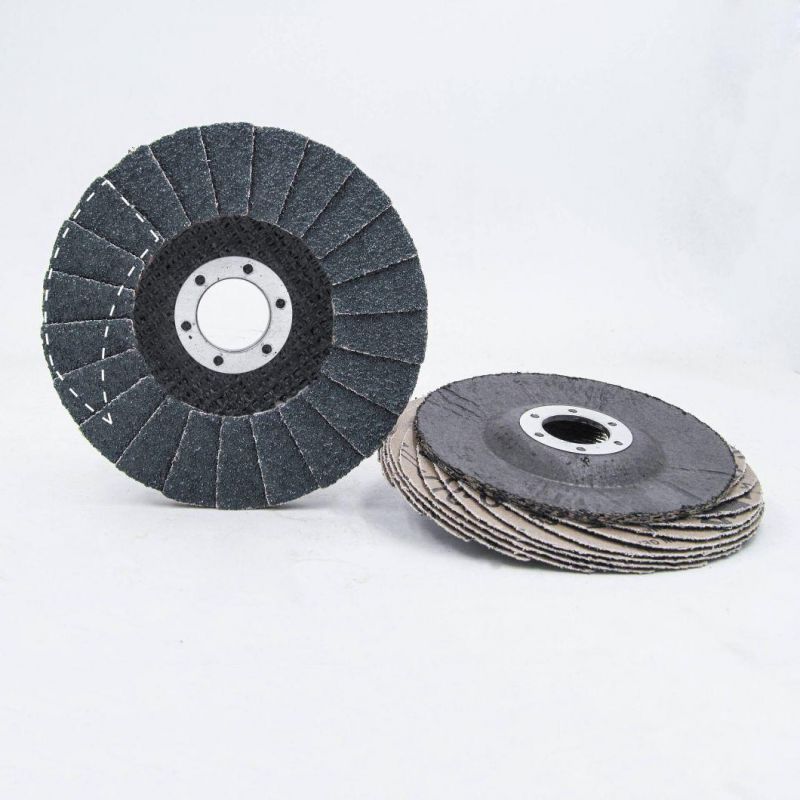 Vsm Abrasive Flap Disc with Crescent Shape Flaps for Metal Grinding