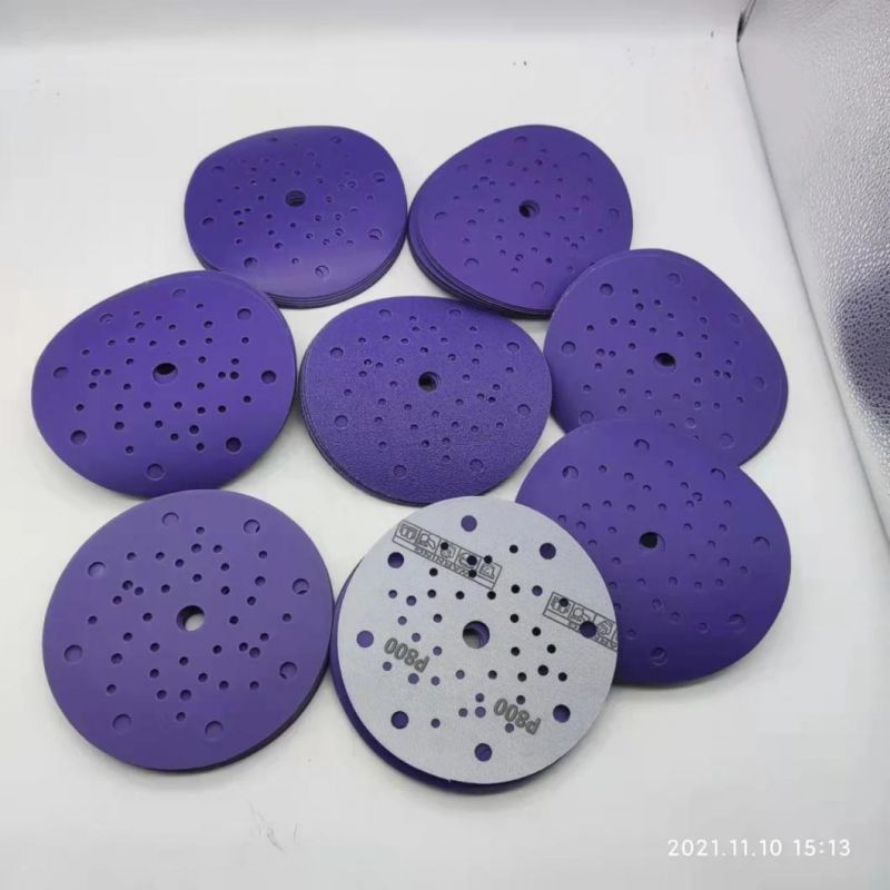 6 Inch Ceramic Polishing Pad with Material Purple Color for Metal