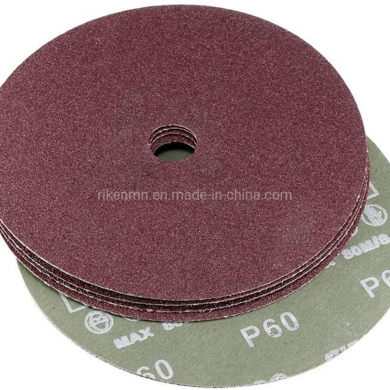 Aluminum Oxide Abrasive Metal Polishing Vulcanized Fiber Back Fiber Disc