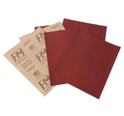 Dry Abrasive Paper for Wood and Wall Red Massa
