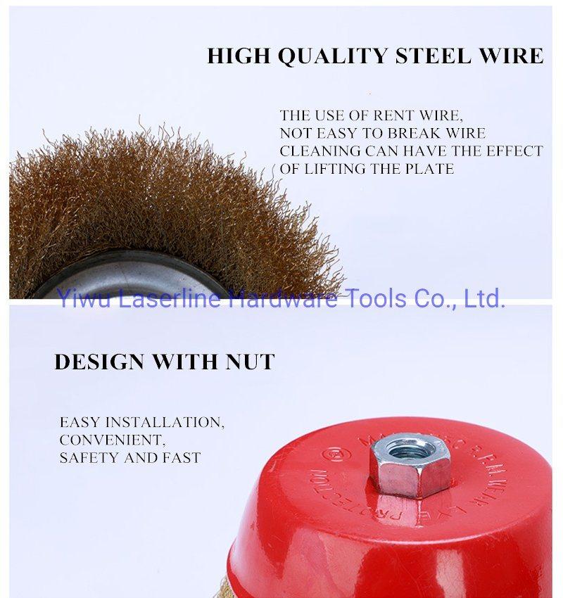 Wire Cup Brush for Removing Rust and Paint