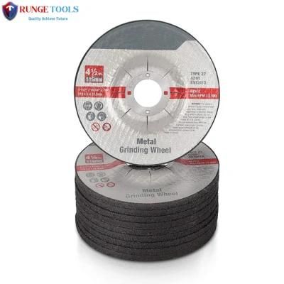 Abrasive Grinding Discs 4.5&quot; Inch Grinding Wheels 4 1/2 for Metal Stainless Steel Power Tools Angle Grinder