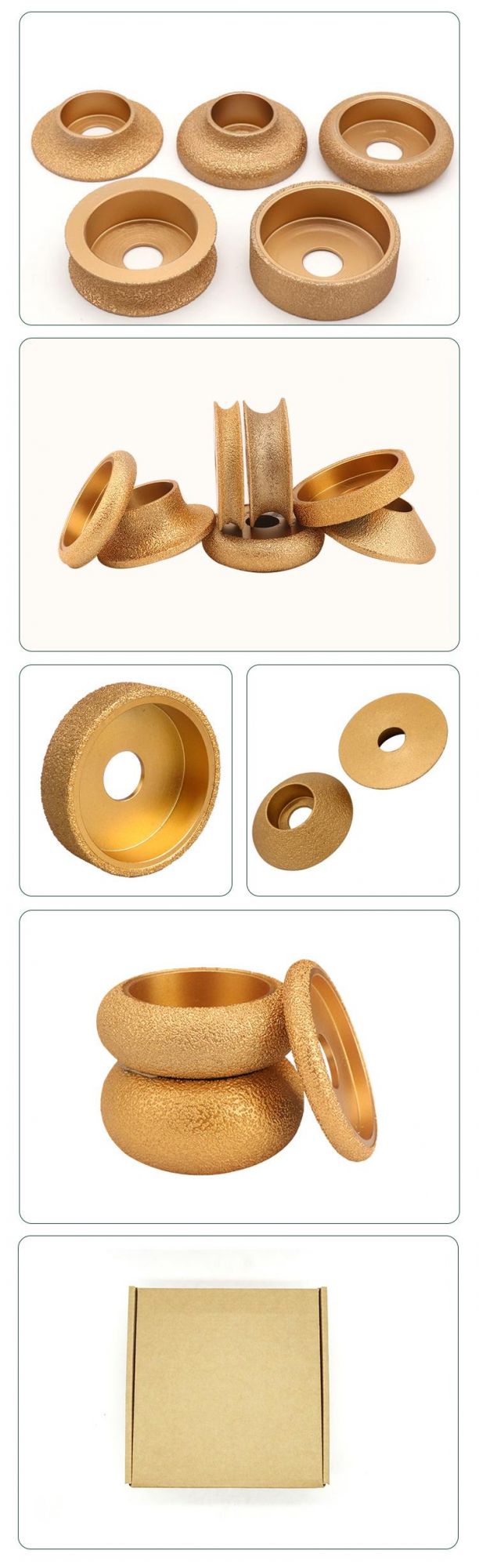 Brazed Diamond Grinding Cup Wheels Brazed Diamond Grinding Wheel