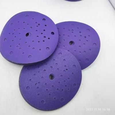 6 Inch Ceramic Polishing Pad with Material Purple Color for Metal