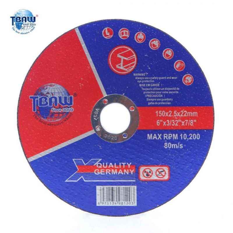 6inch Abrasive Cutting Wheel Super Thin Cutting Disc for Metal